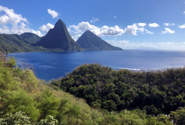 The Piton Range St. Lucia